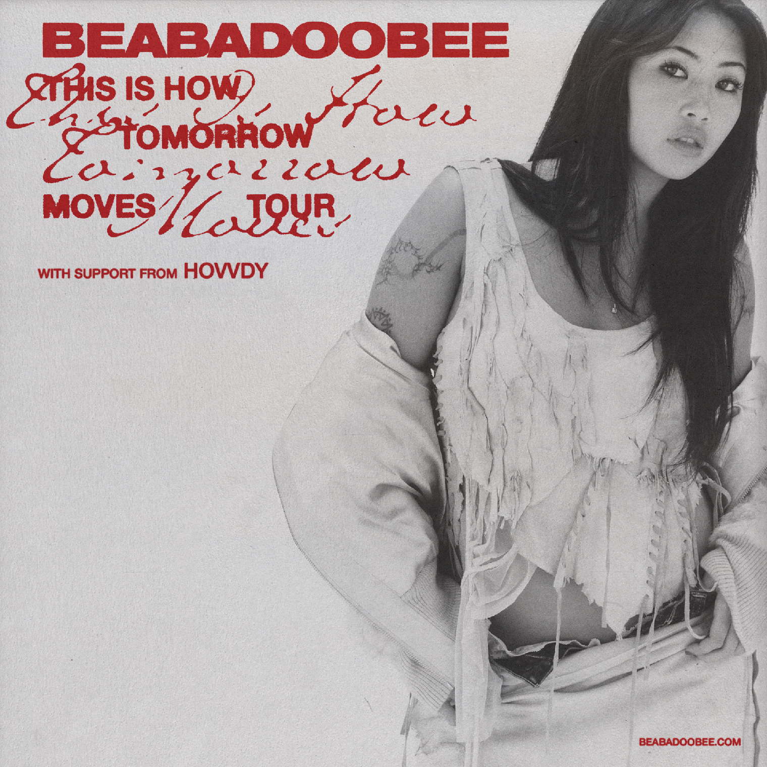 beabadoobee THIS IS HOW TOMORROW MOVES TOUR 2025