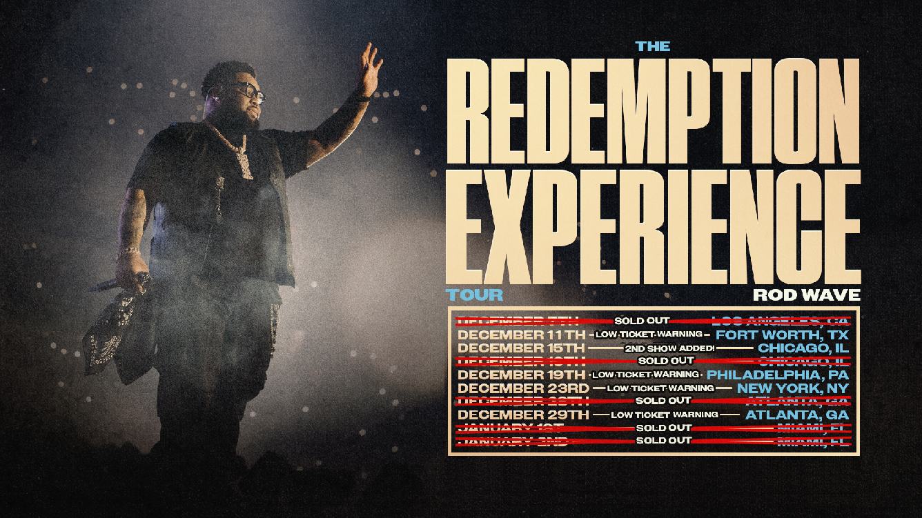 The Redemption Experience Tour by Rod Wave | Laylo