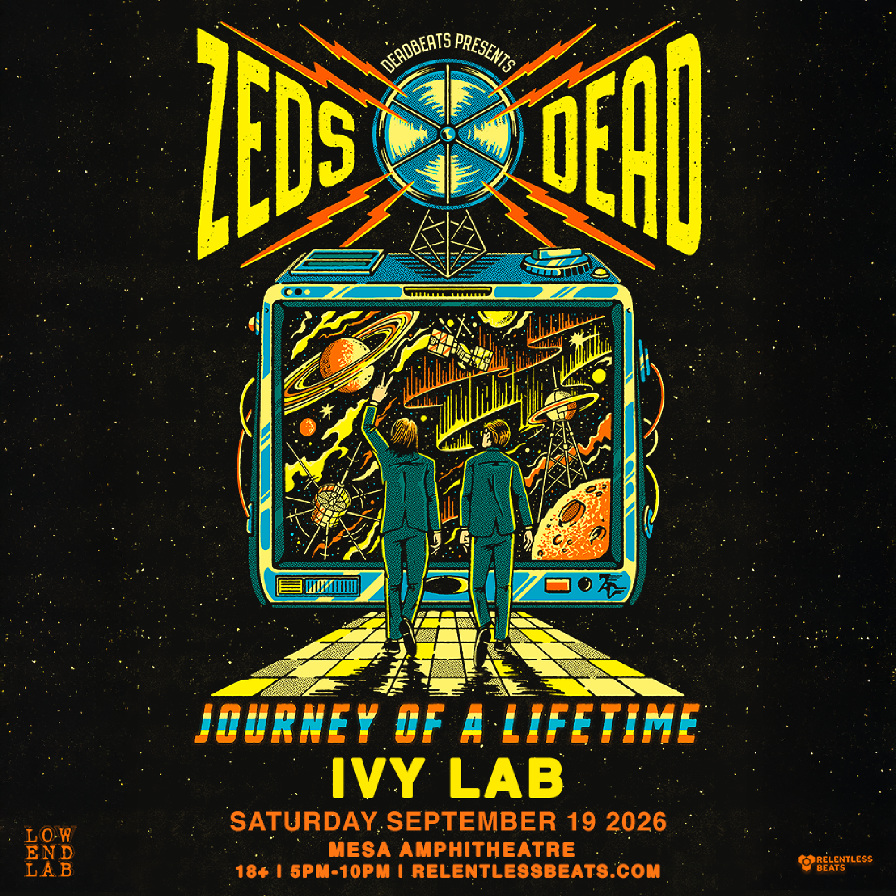 Zeds Dead - JOURNEY OF A LIFETIME Tour by Deadbeats | Laylo