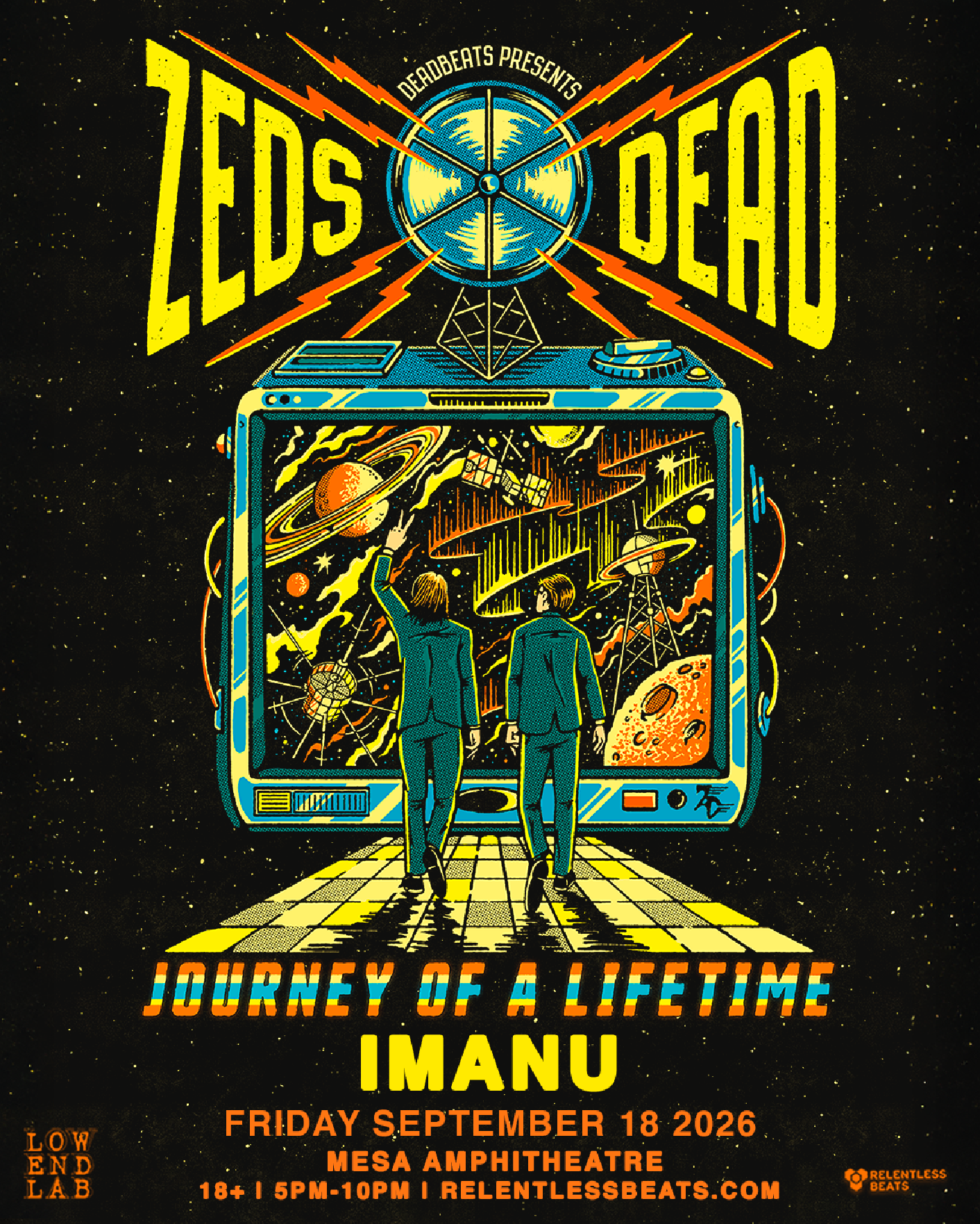 Zeds Dead - JOURNEY OF A LIFETIME Tour by Deadbeats | Laylo