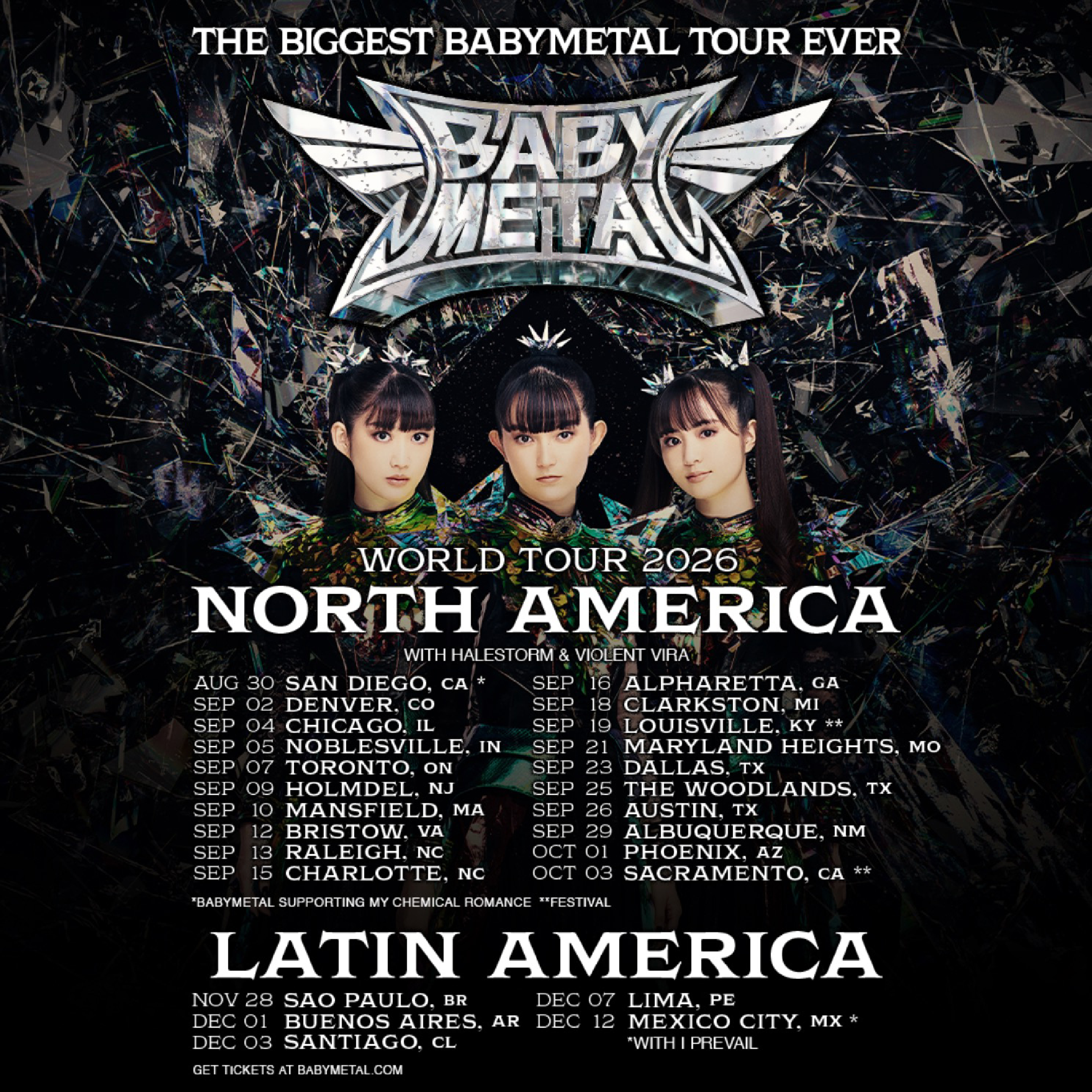 BABYMETAL WORLD TOUR by BABYMETAL | Laylo