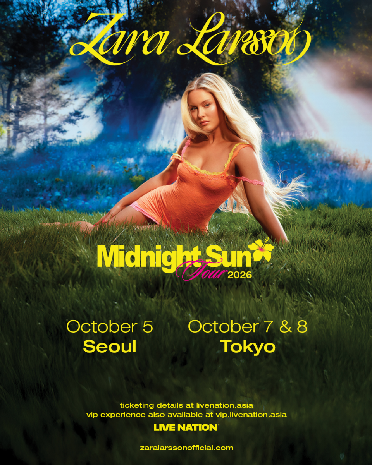 Midnight Sun Tour - Seoul & Tokyo by Zara Larsson | Laylo